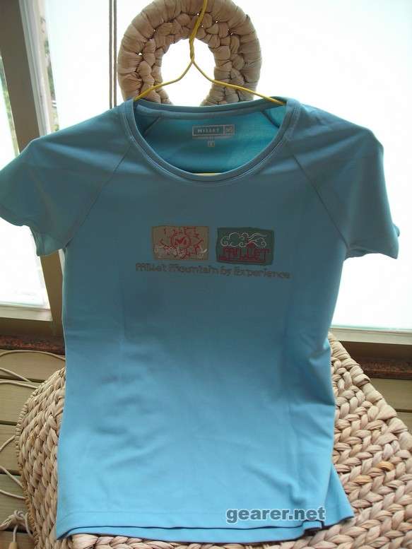 7. Millet 快干T-shirt，全新，S码，160左右女生比较合适。转让价RMB 80。