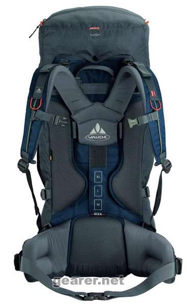 VAUDE Astra 65+10 II背负系统