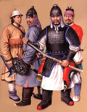 十三世纪蒙古士兵