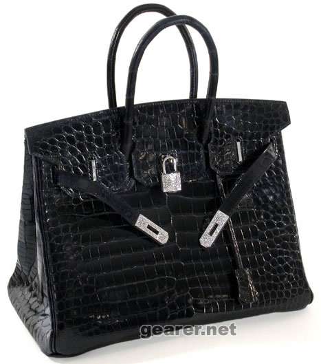 Hermes Diamond Croc Birkin